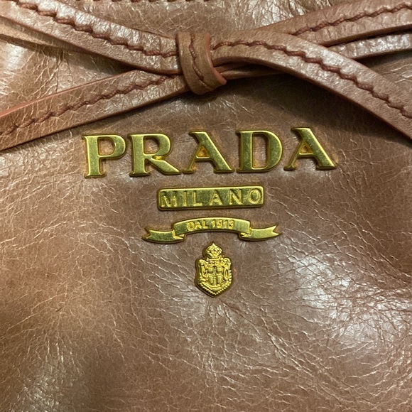 Prada Bag Handbag 2 Way Vitello SHINE - Picture 3 of 5